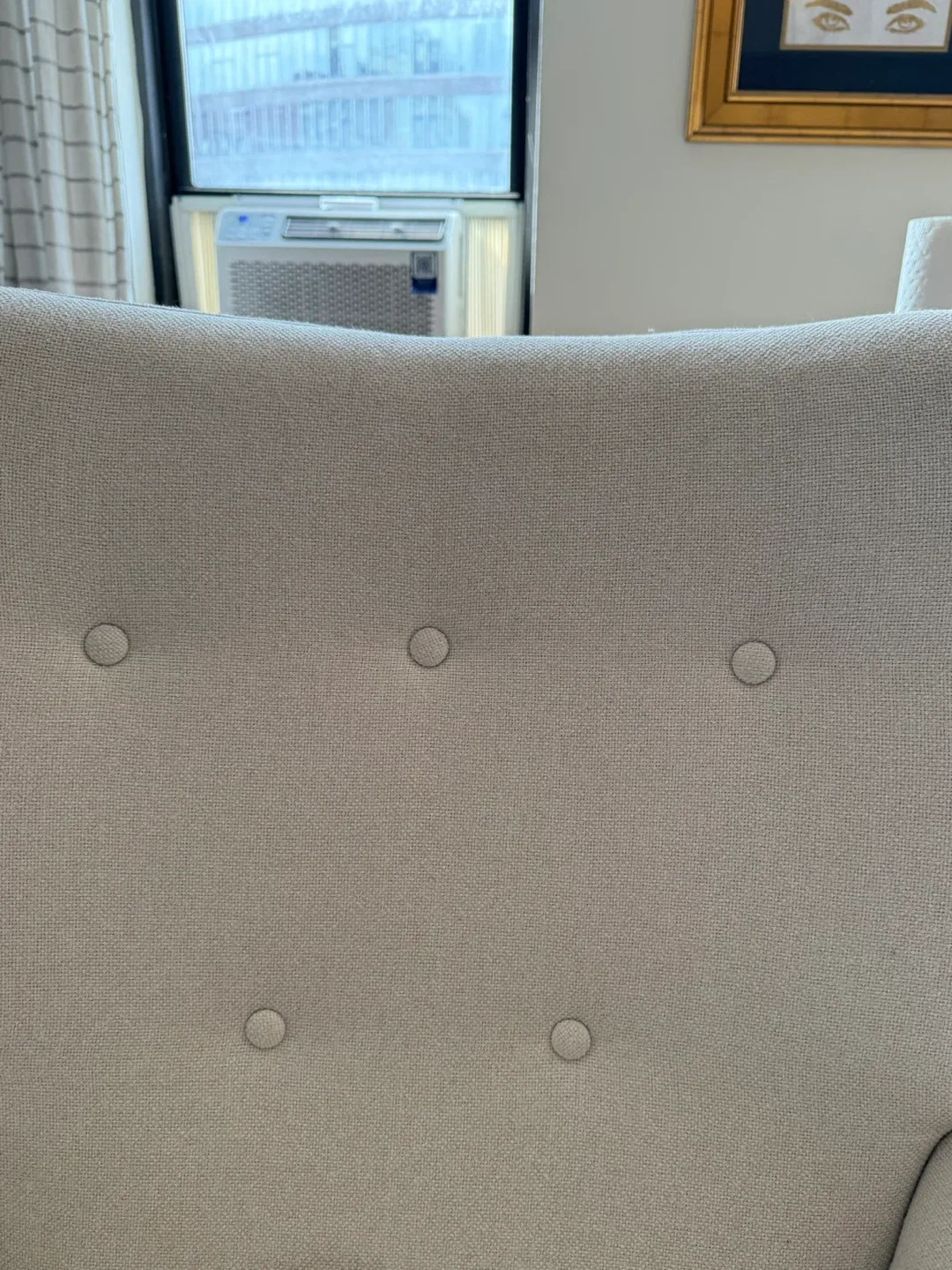 Beige Armchair with Ottoman image indicator(5)