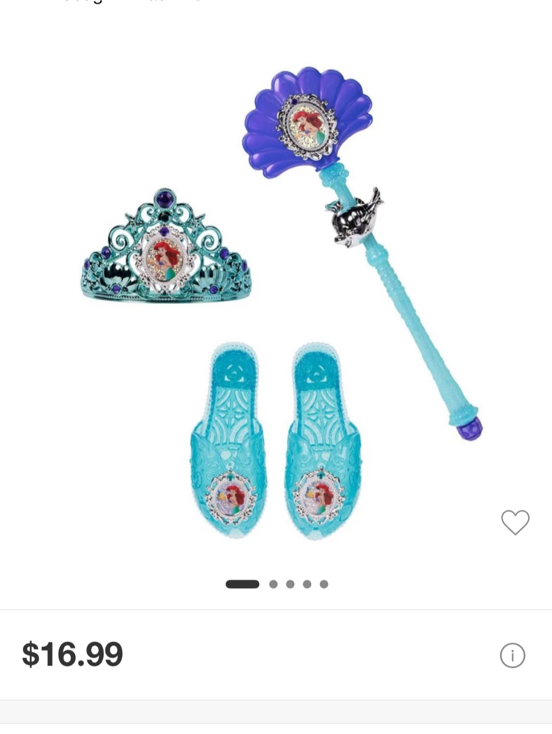 Disney Princess Ariel Dress Up Set - photo 3