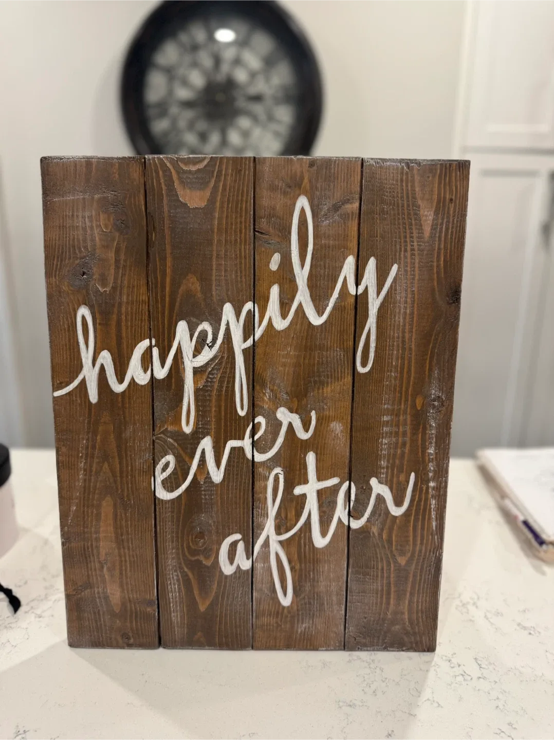 Happily Ever After Wooden Sign thumbnail