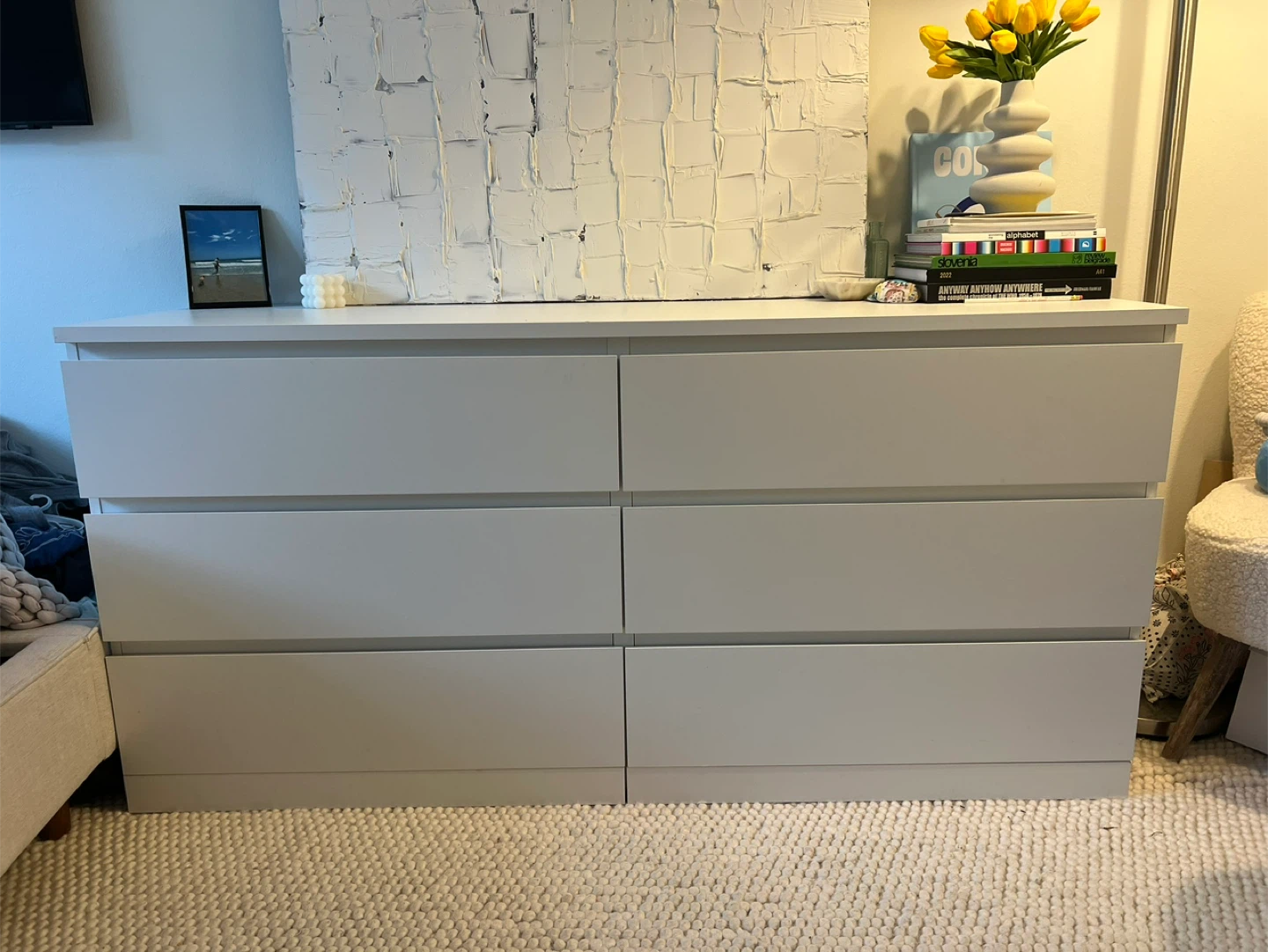 IKEA STORKLINTA 6-Drawer Dresser