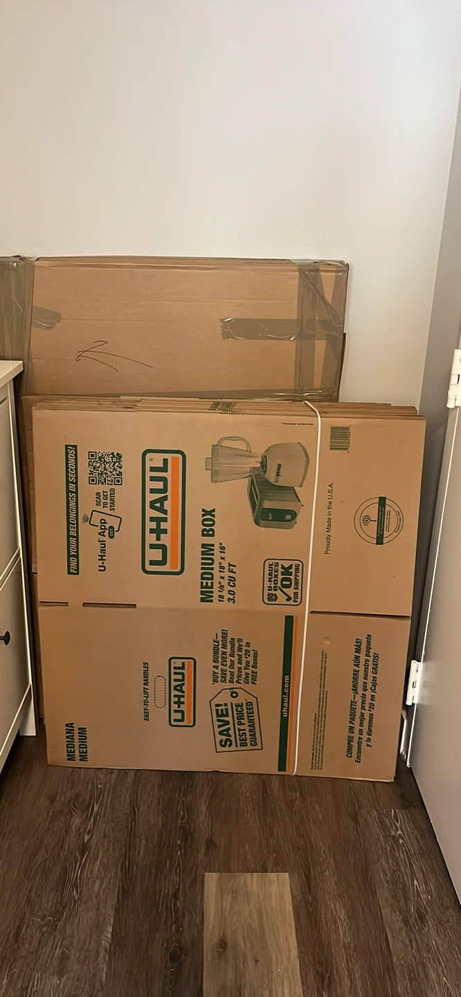 New U-Haul Medium Moving Box - 18x18x16