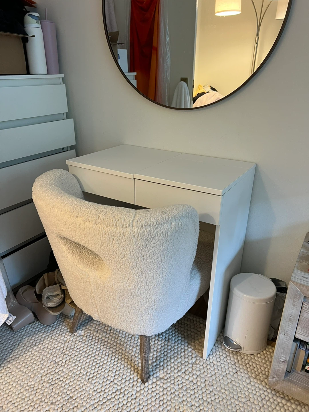 IKEA Makeup Vanity Table - White - photo 2