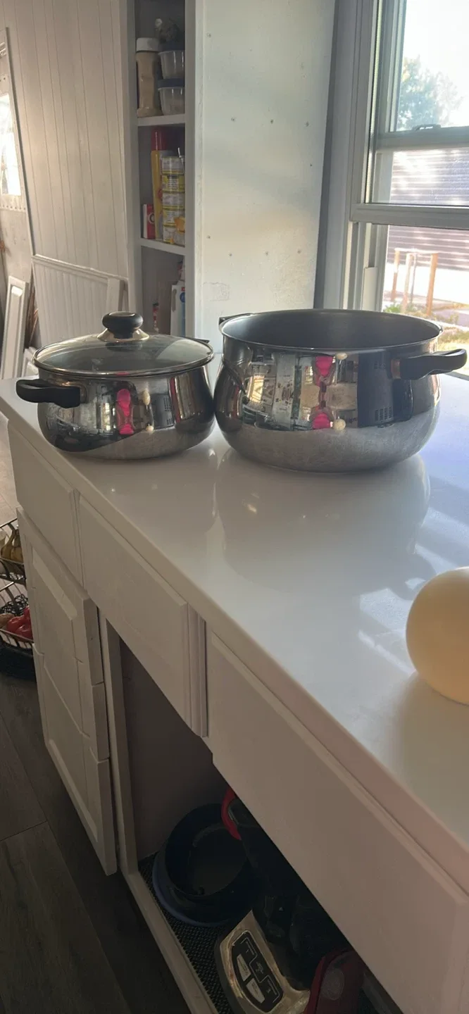 Two large pots