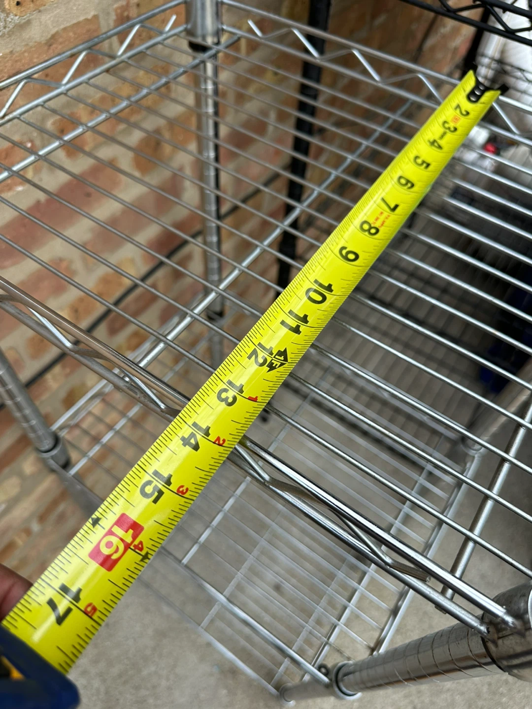 Chrome Wire Shelving Unit - 71" Tall - photo 3