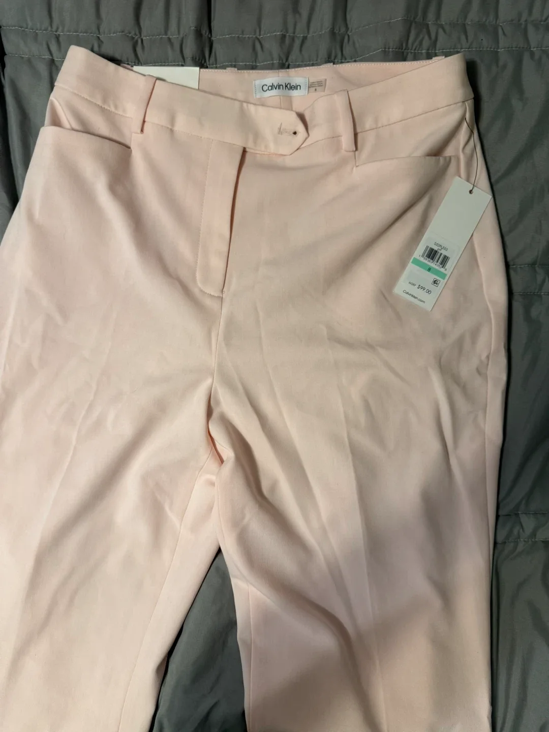 Calvin Klein Blush Pink Dress Pants - Size 8 thumbnail