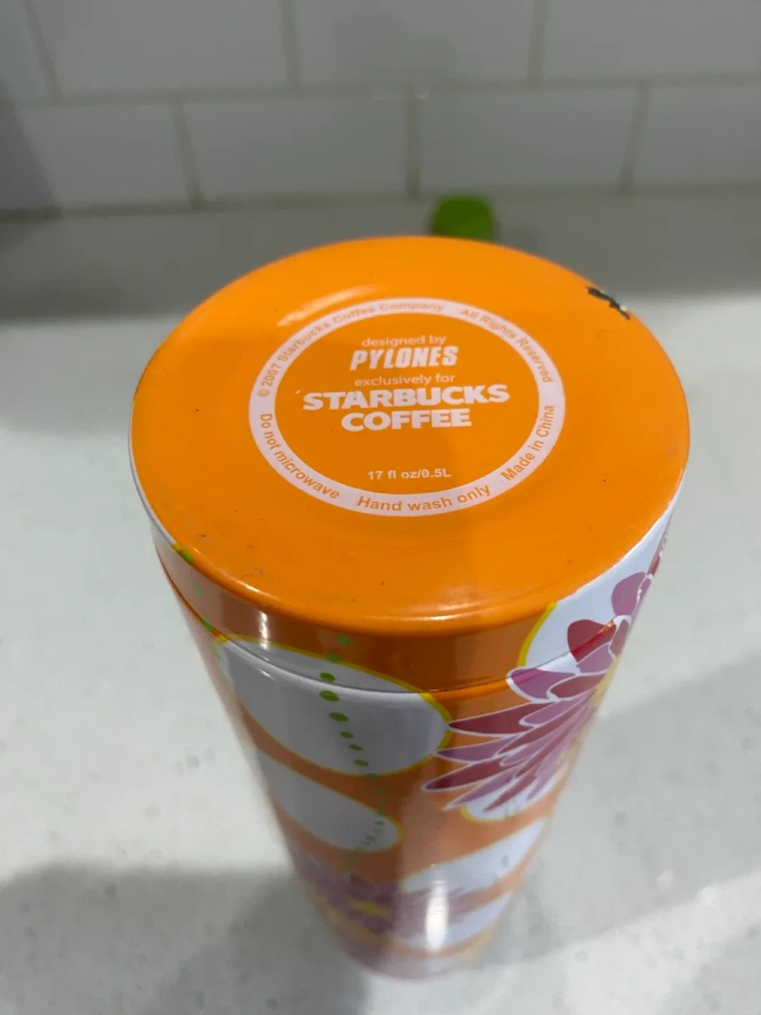 Starbucks Pylones Floral Thermos - 17 fl oz image indicator(3)