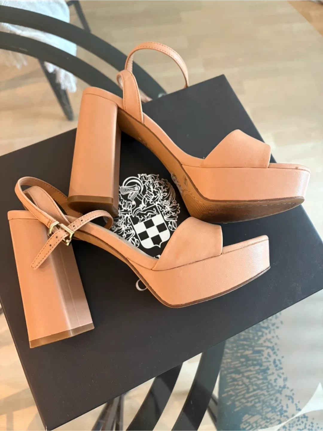 Vince Camuto VC-Pendry Sandstone Heels - Size 7 thumbnail