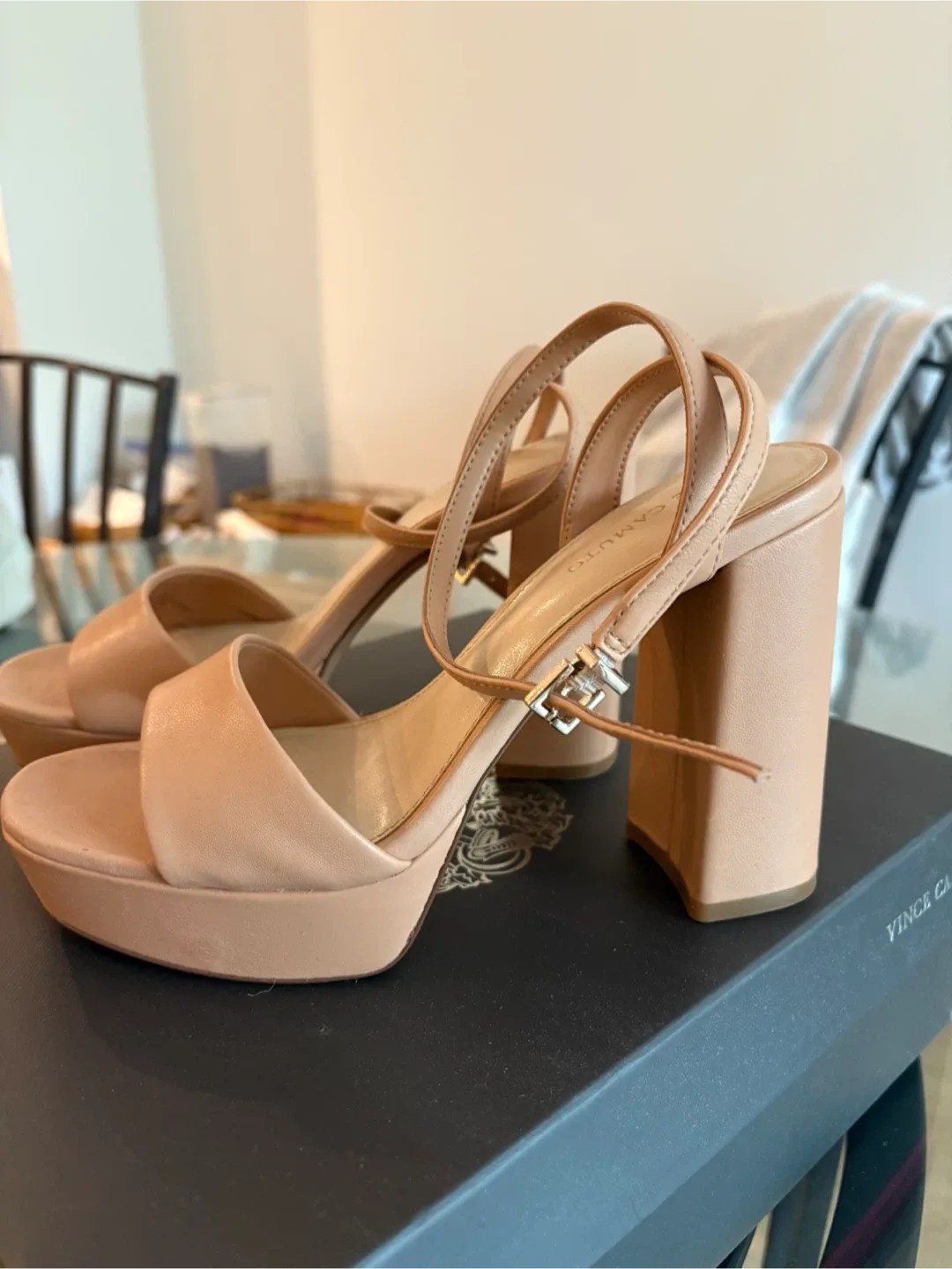 Vince Camuto VC-Pendry Sandstone Heels - Size 7 image indicator(5)