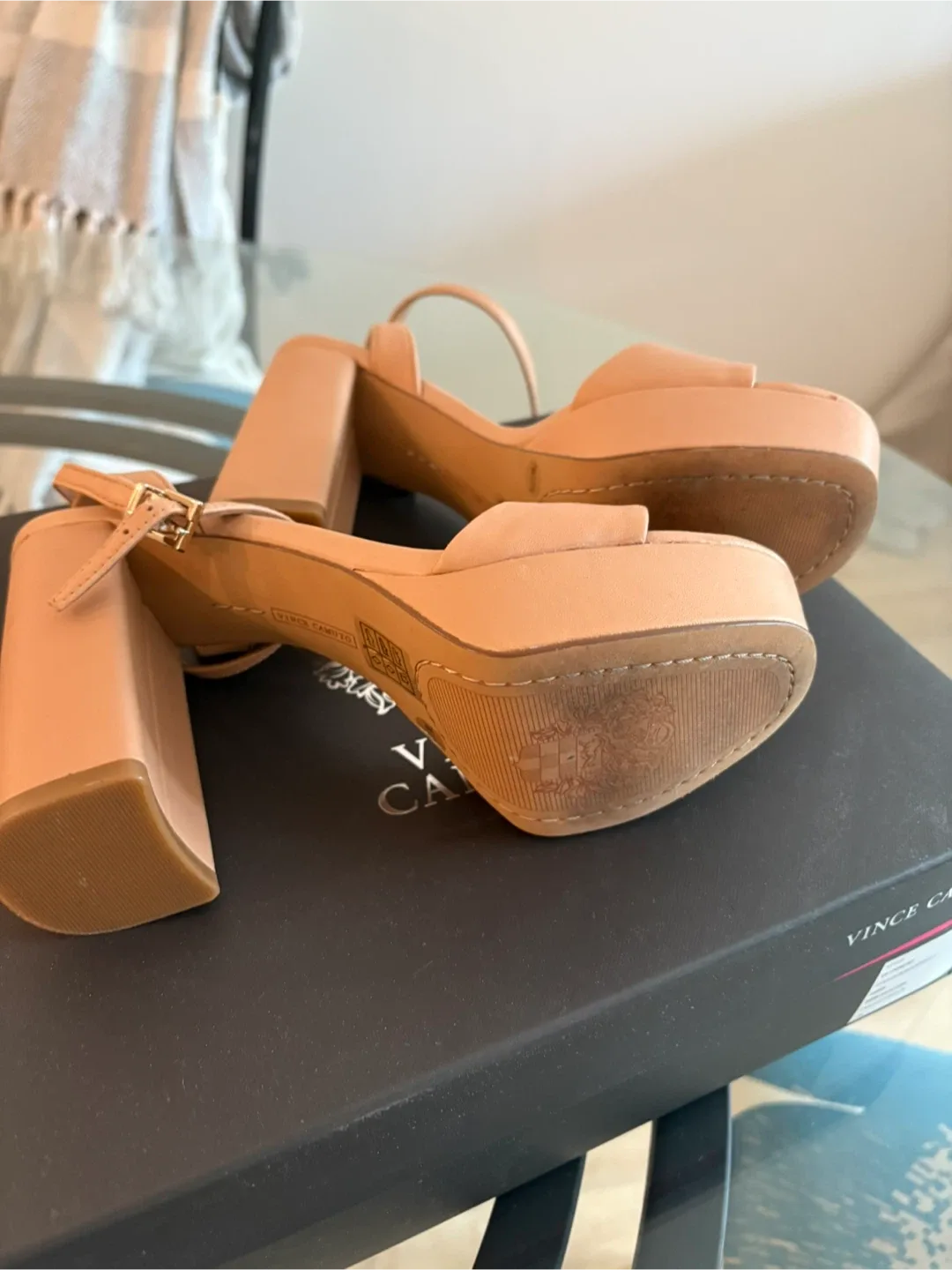 Vince Camuto VC-Pendry Sandstone Heels - Size 7 image indicator(7)