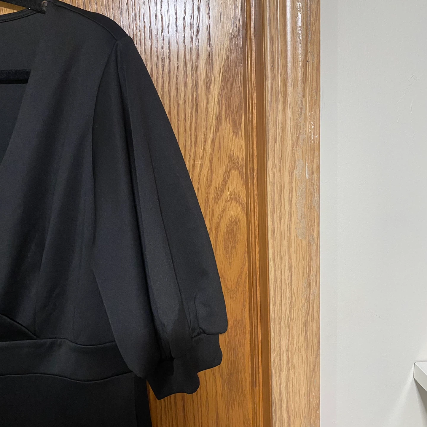 Plus size black knit dress - photo 4