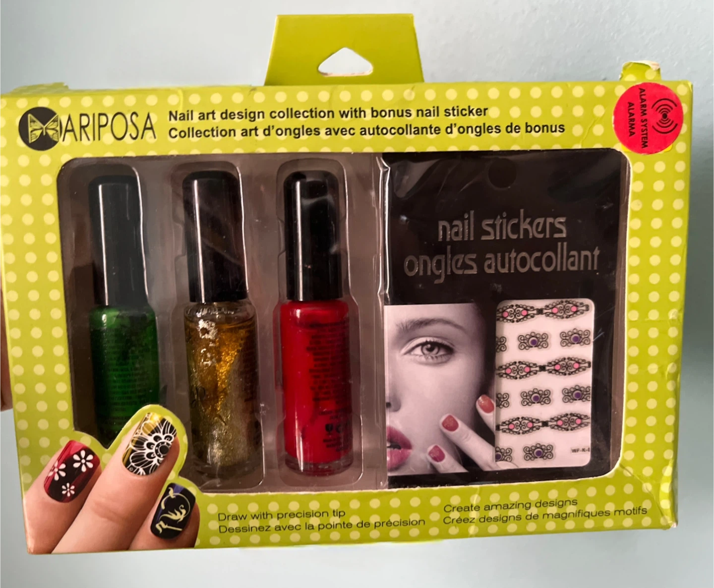 Mariposa Nail Art Design Collection with Stickers