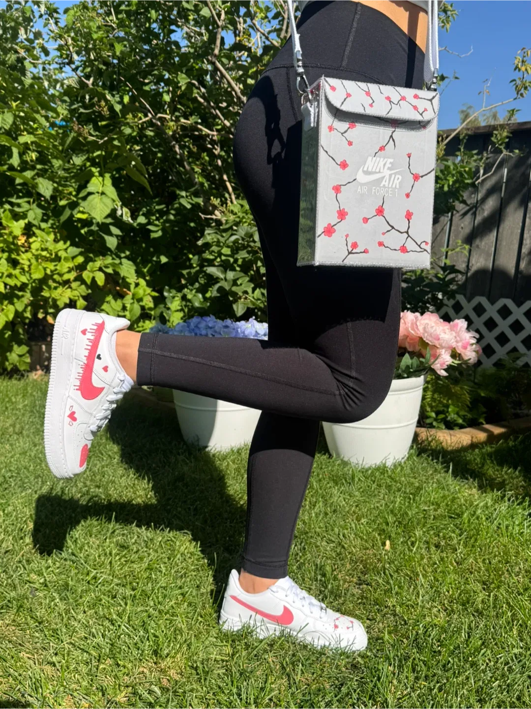 Custom Nike Air Force 1 & Matching Bag image indicator(2)