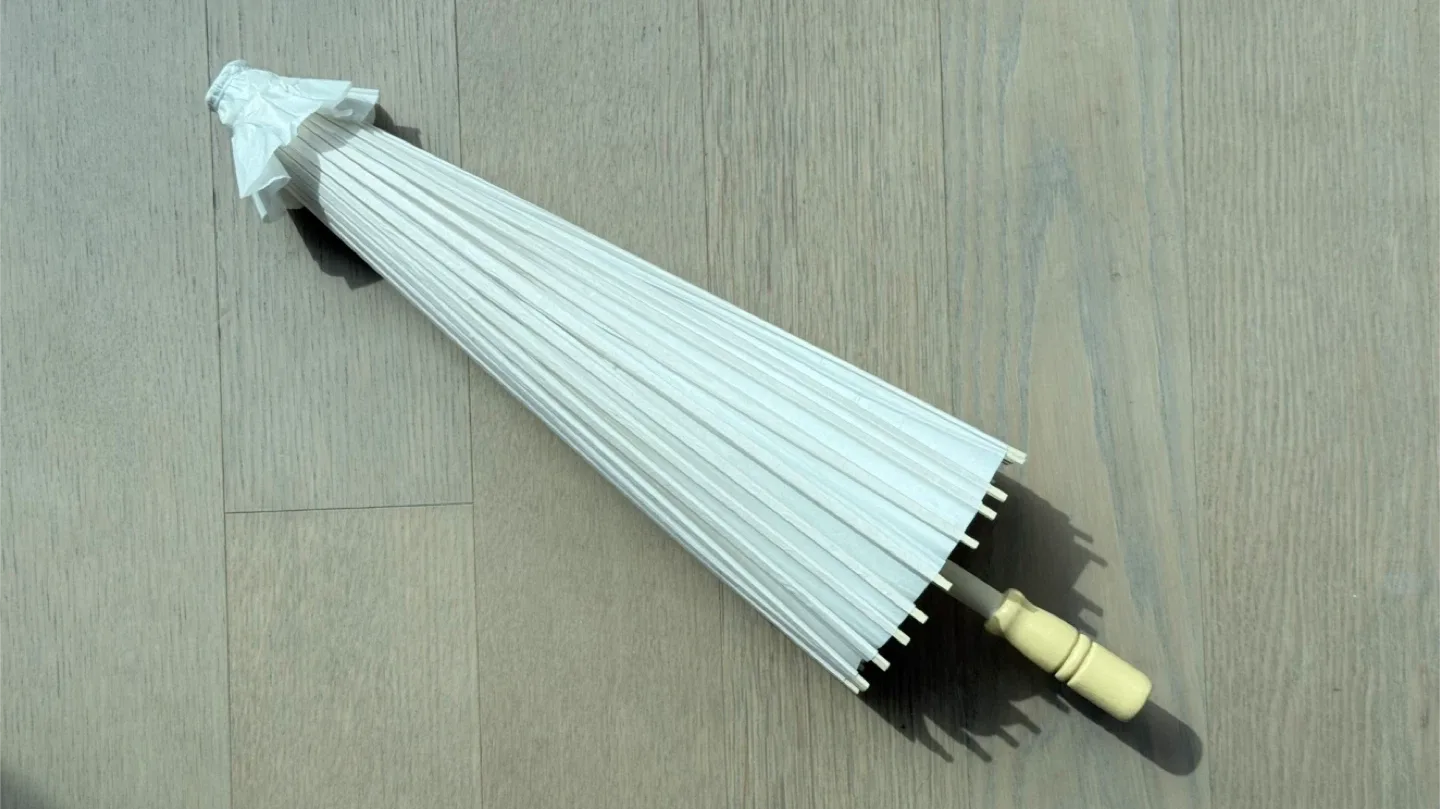 White Paper Parasol Umbrella image indicator(7)