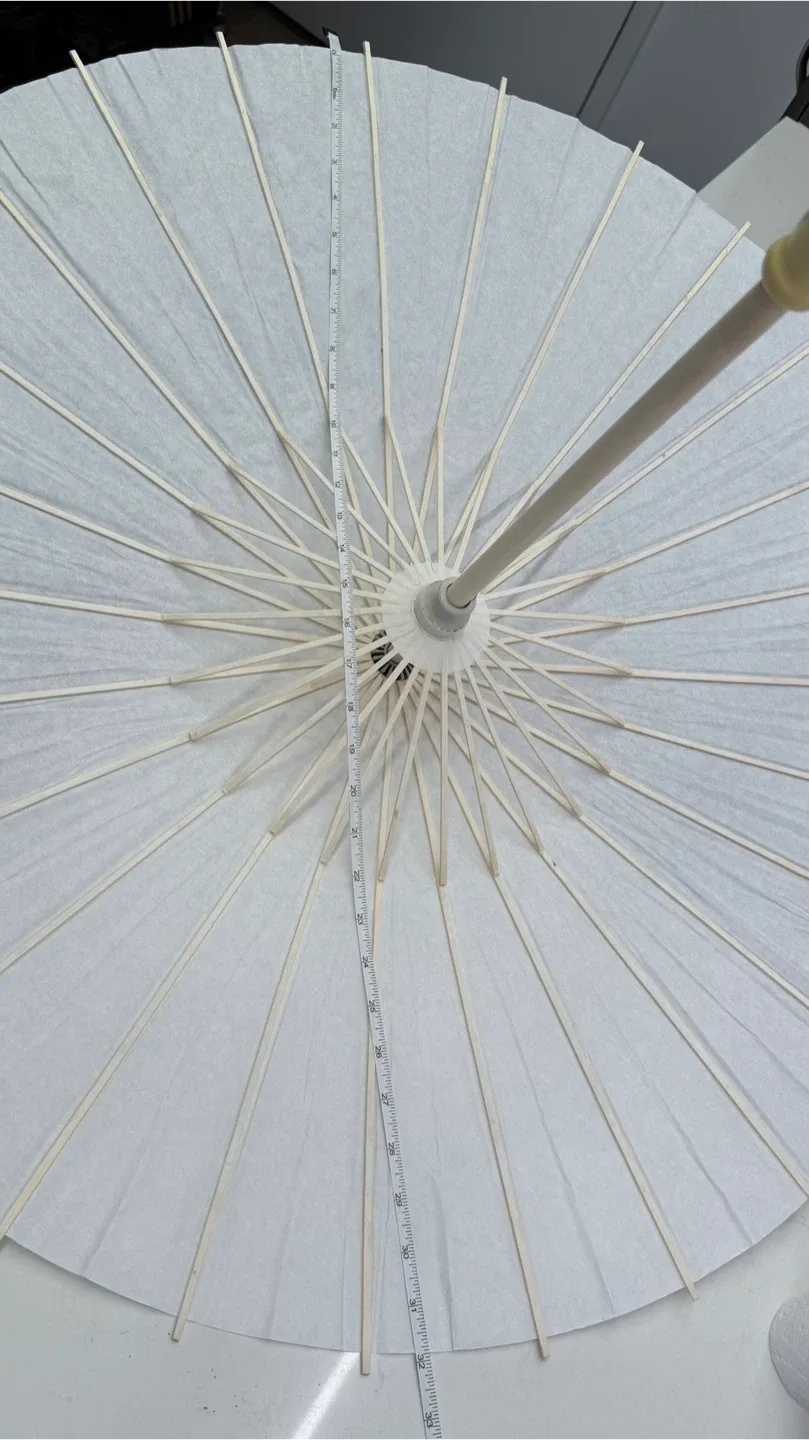 White Paper Parasol Umbrella image indicator(8)