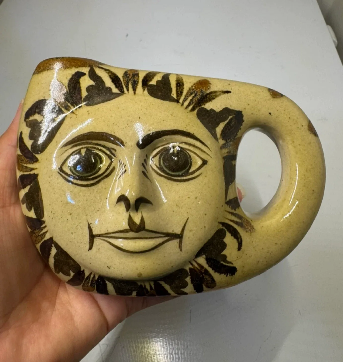 🥕Villanueva Pottery Face Mug thumbnail