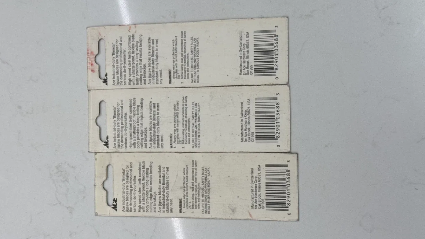 3 ACE Bimetal Jigsaw Blades - Metal Cutting image indicator(4)