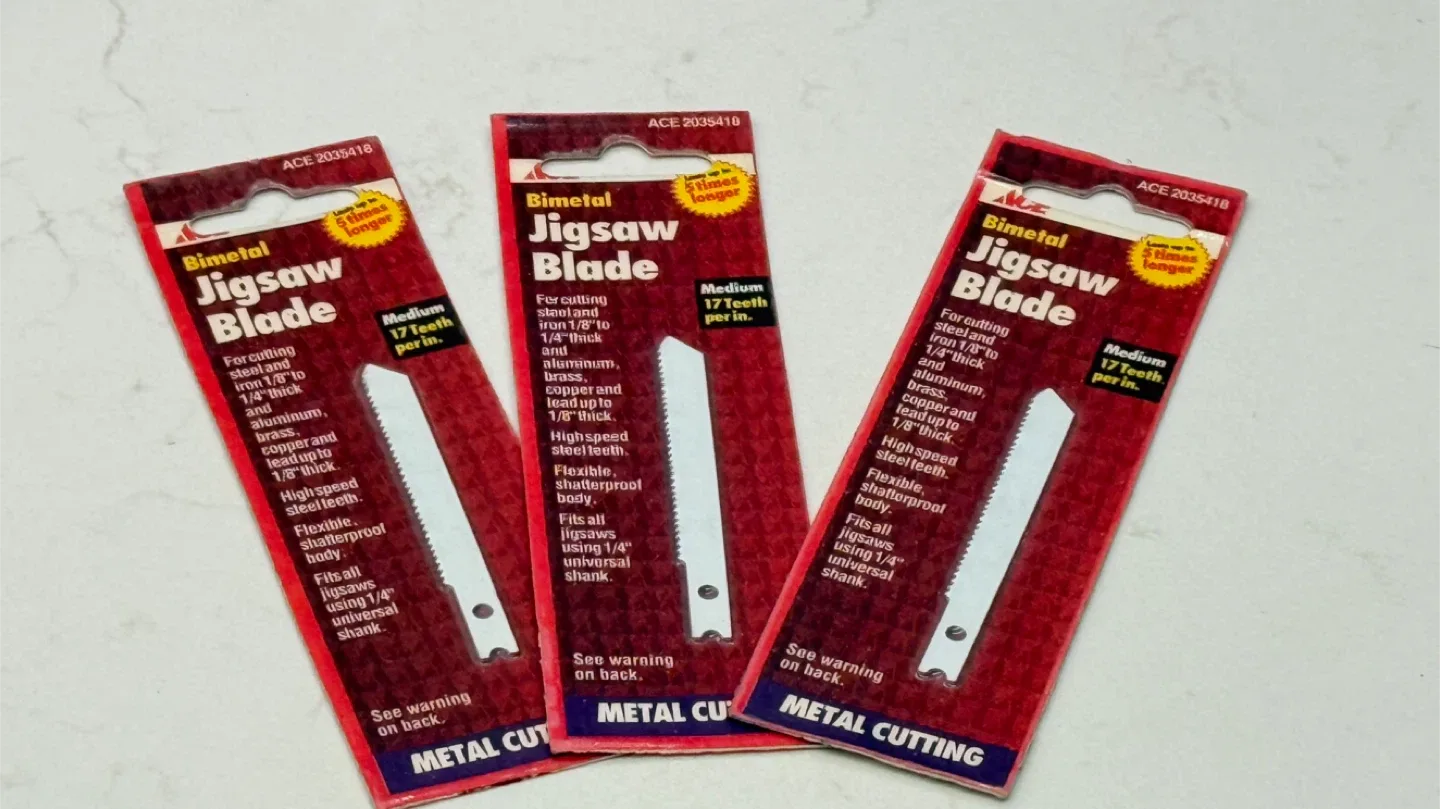 3 ACE Bimetal Jigsaw Blades - Metal Cutting image indicator(2)
