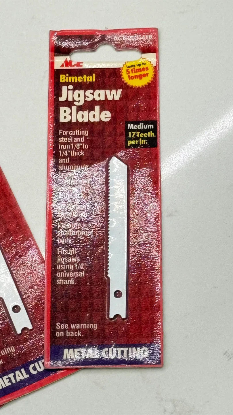3 ACE Bimetal Jigsaw Blades - Metal Cutting image indicator(3)
