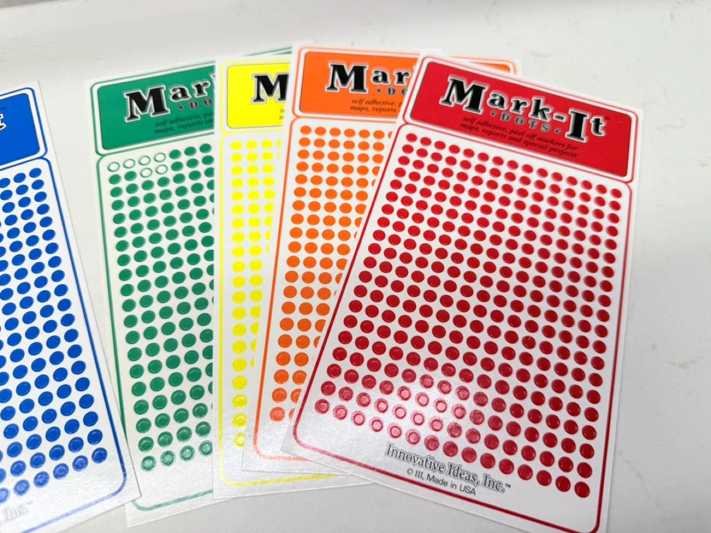 Mark-It Dots 1/8" Diameter Stickers image indicator(3)