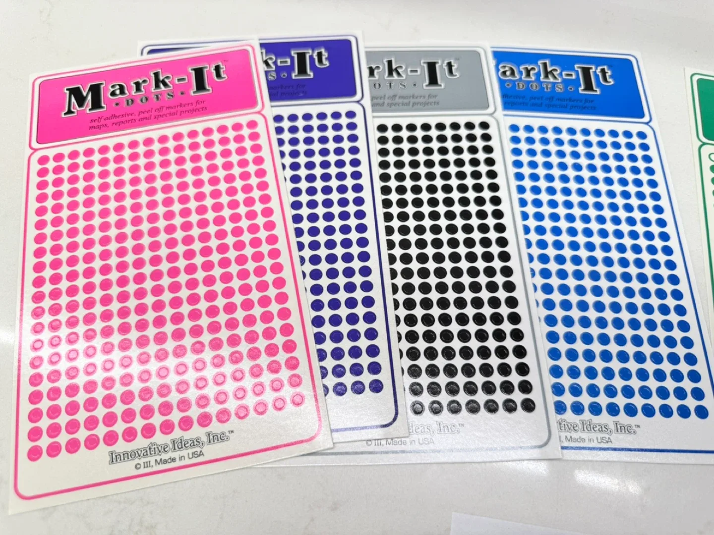 Mark-It Dots 1/8" Diameter Stickers image indicator(2)