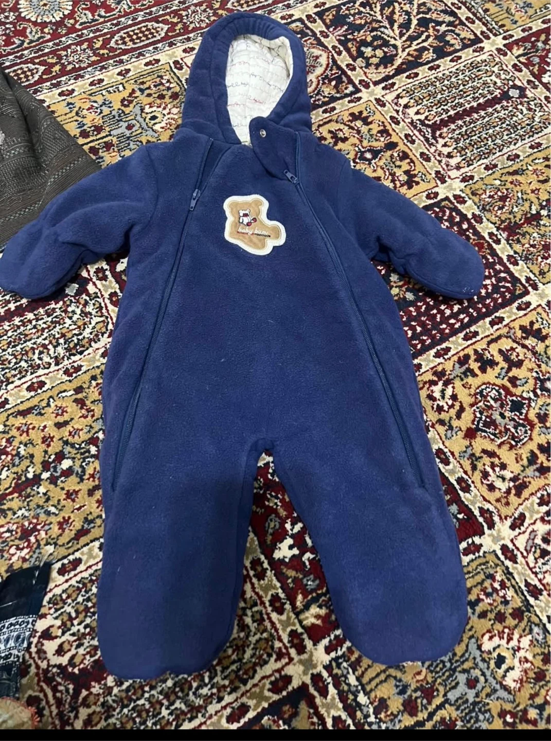 Baby Bum Blue Fleece Onesie