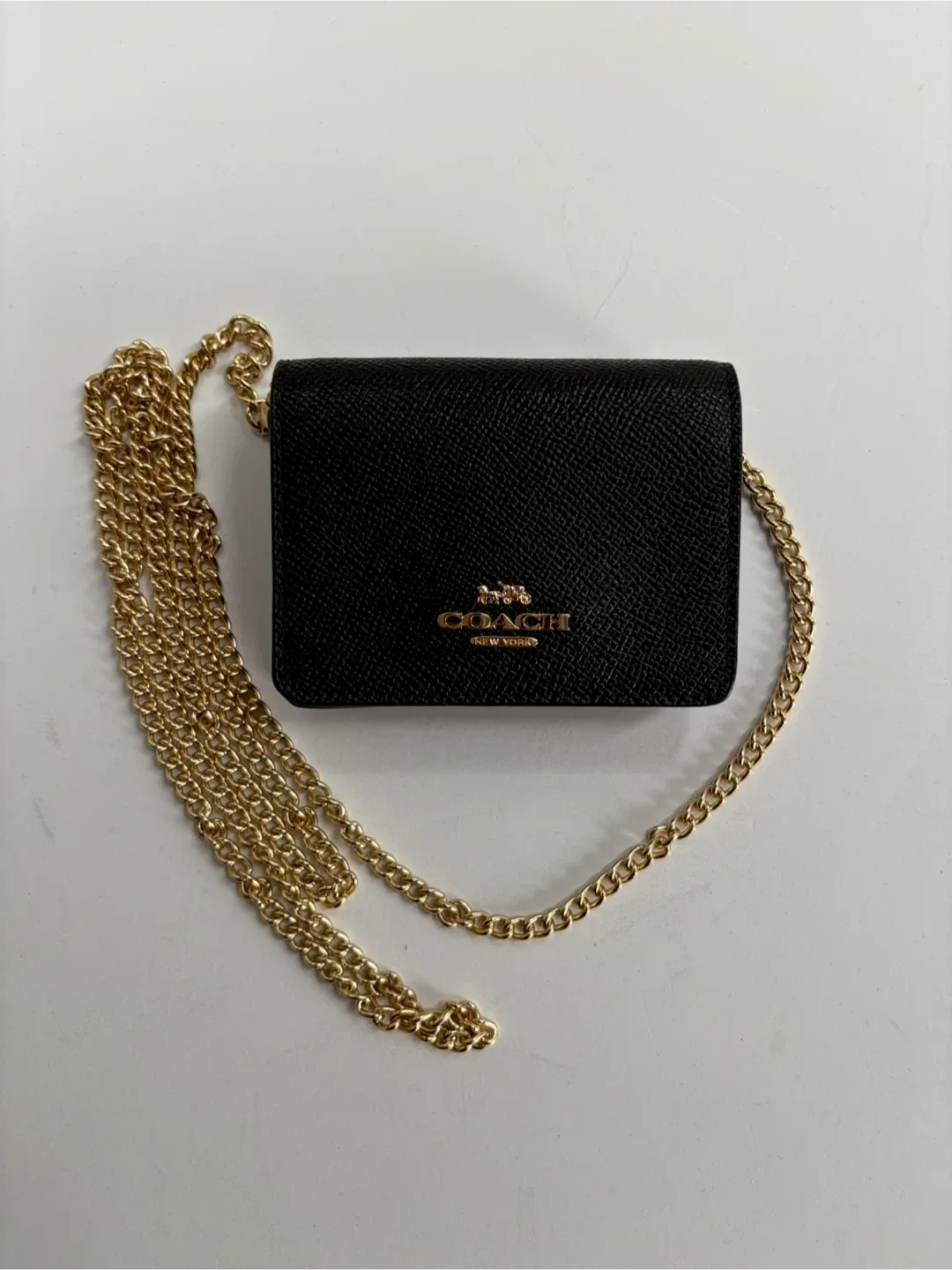 Coach Black Wallet on a Chain thumbnail