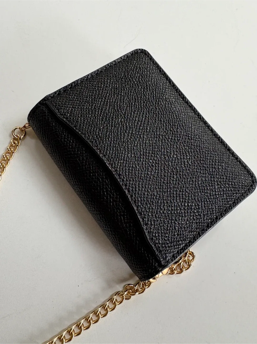 Coach Black Wallet on a Chain image indicator(4)