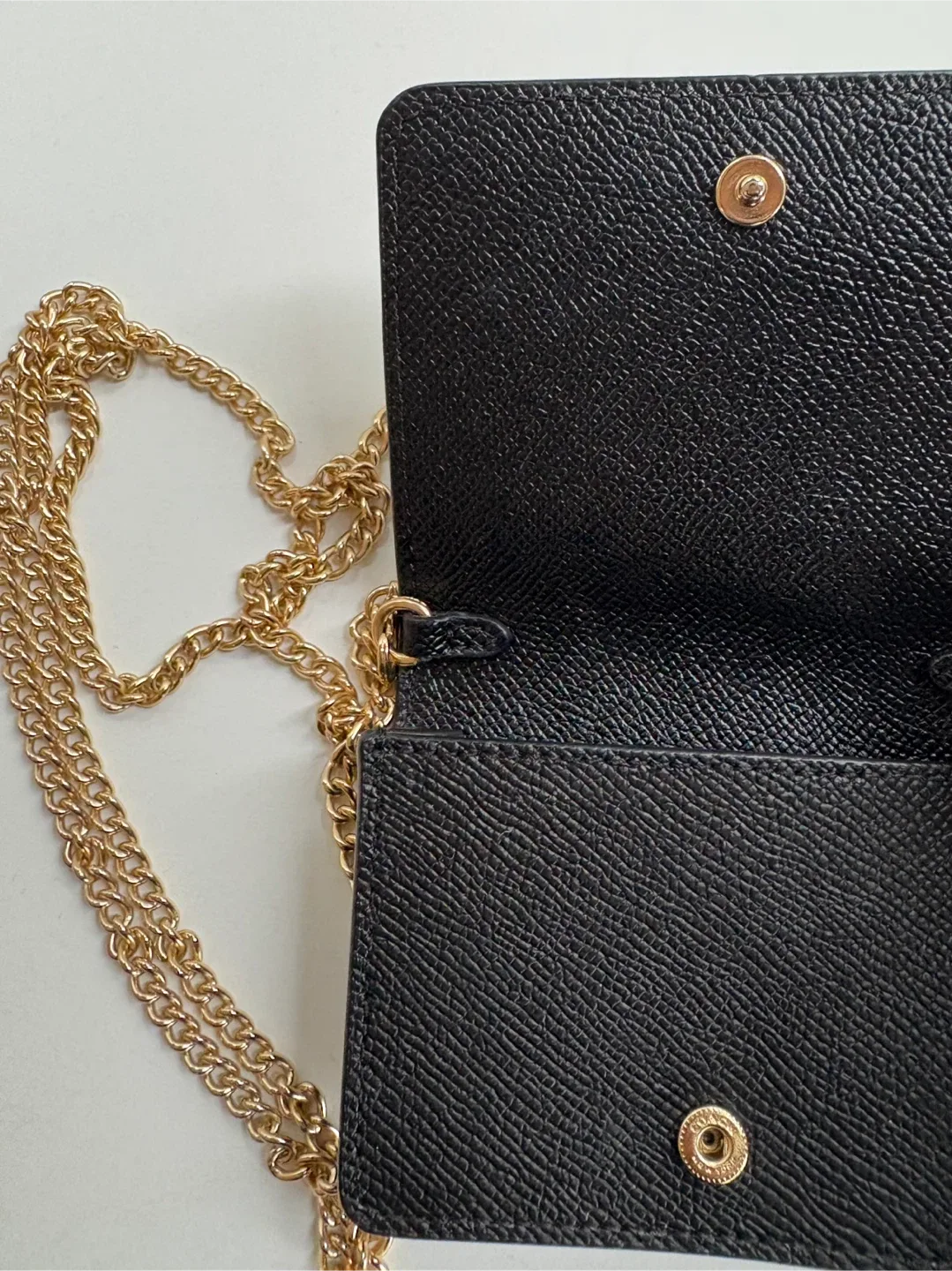 Coach Black Wallet on a Chain image indicator(3)