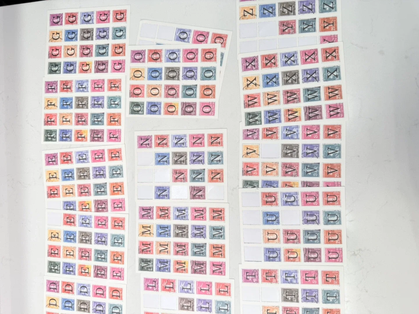 Cavallini & Co. Alphabet Stamps A-to-Z image indicator(6)