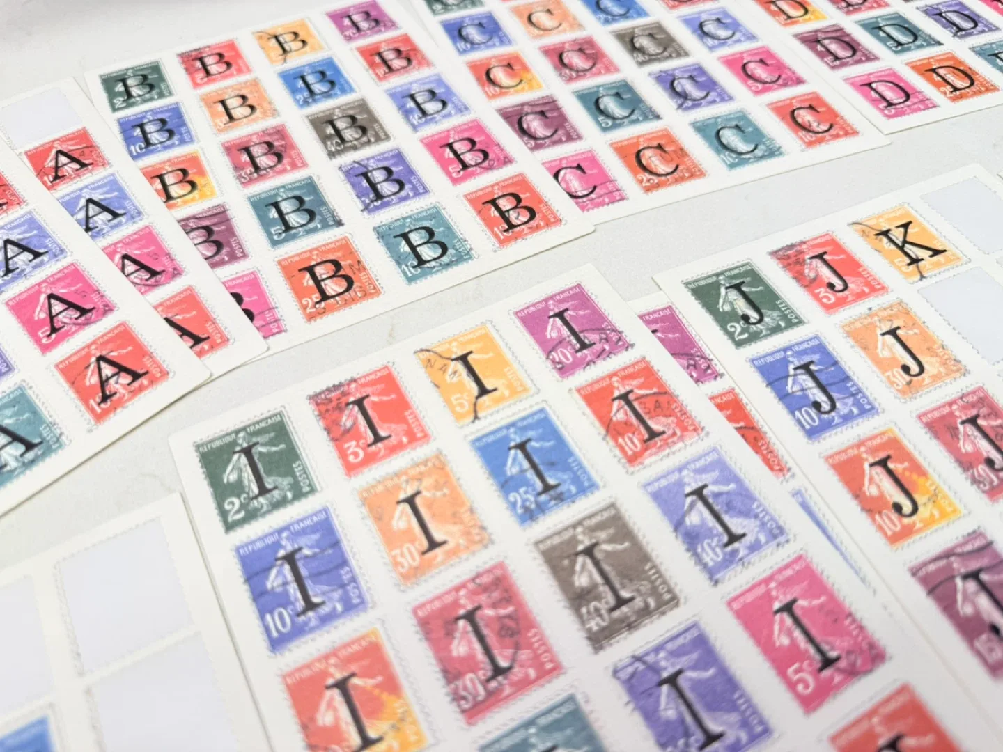Cavallini & Co. Alphabet Stamps A-to-Z image indicator(4)
