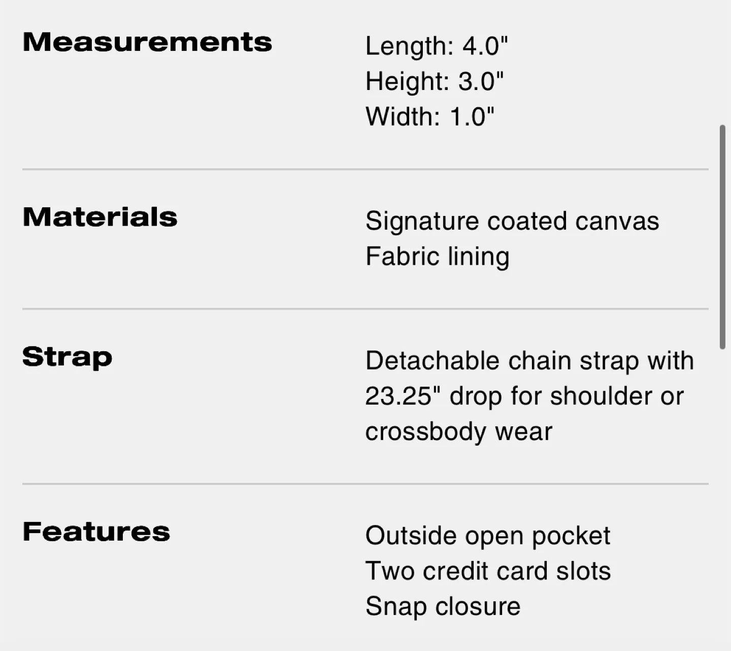 Coach Black Wallet on a Chain image indicator(5)