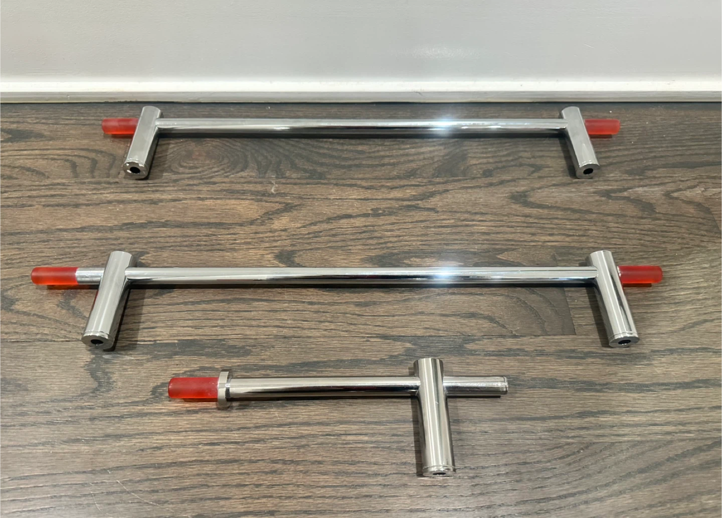 Bathroom Accessories. Polished Chrome And Glass