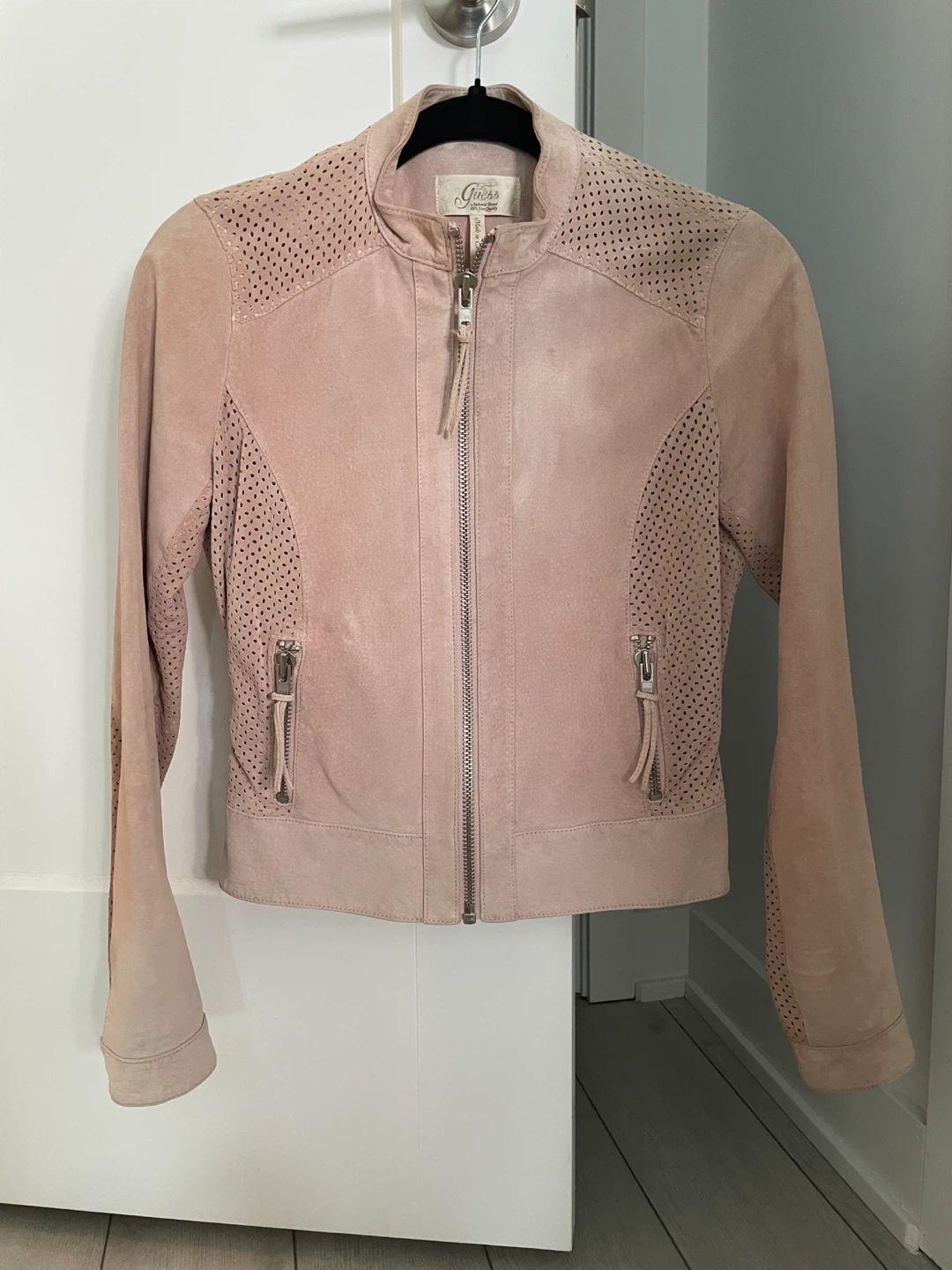 Guess Suede Leather Jacket