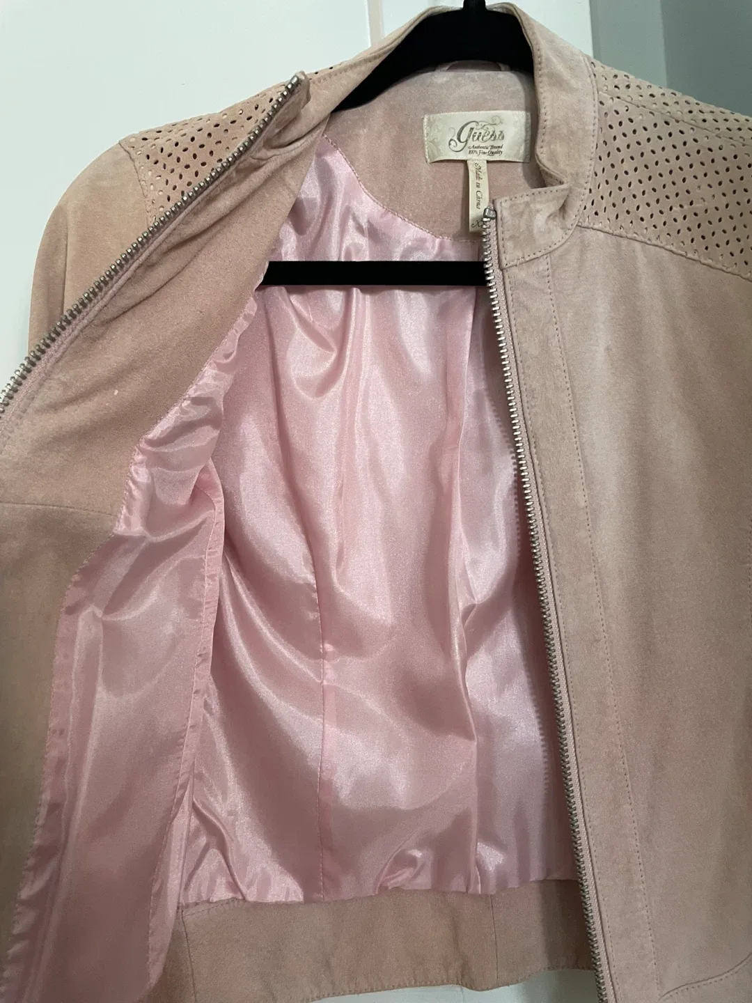 Guess Suede Leather Jacket image indicator(3)