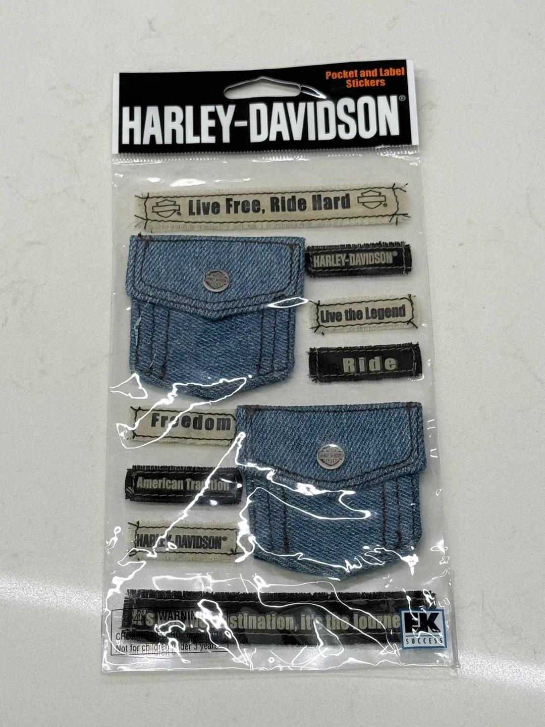 Harley-Davidson H-D Denim Pockets Stickers image indicator(3)