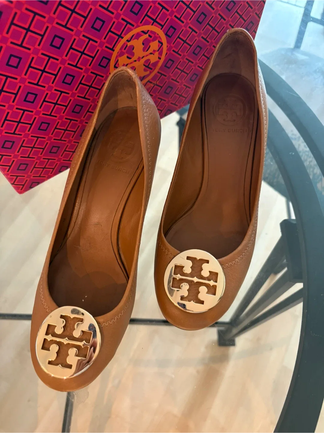 Tory Burch Wedge Heels - Size 7 image indicator(2)