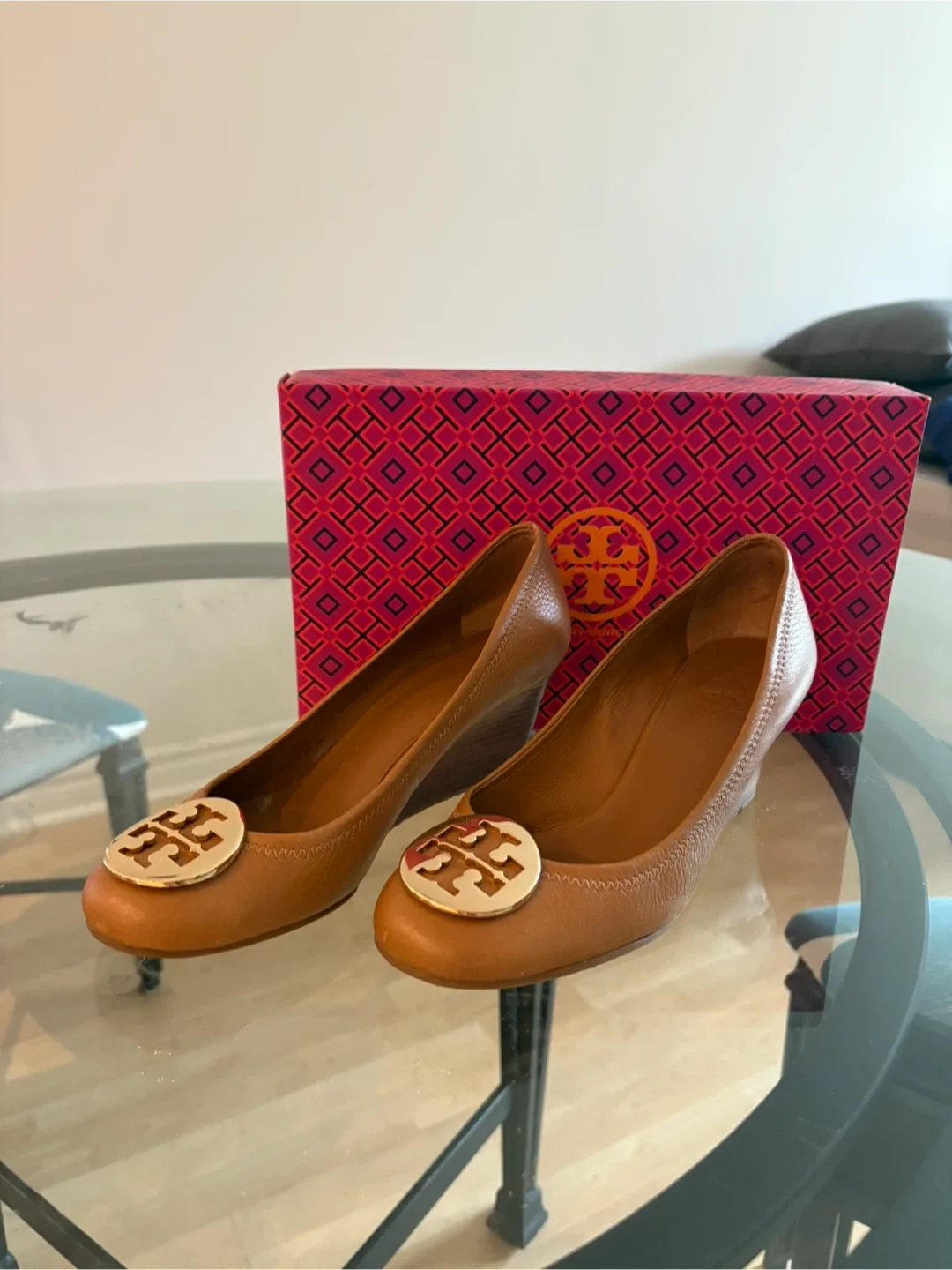 Tory Burch Wedge Heels - Size 7 thumbnail