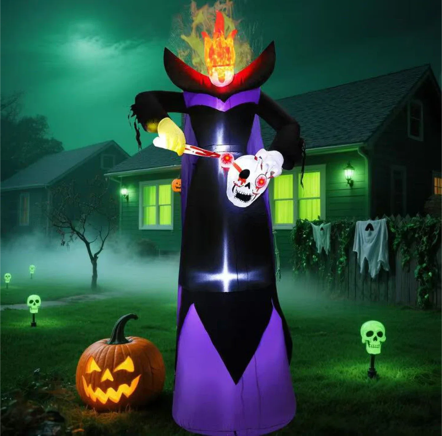 10FT Giant Halloween Inflatable Ghost thumbnail
