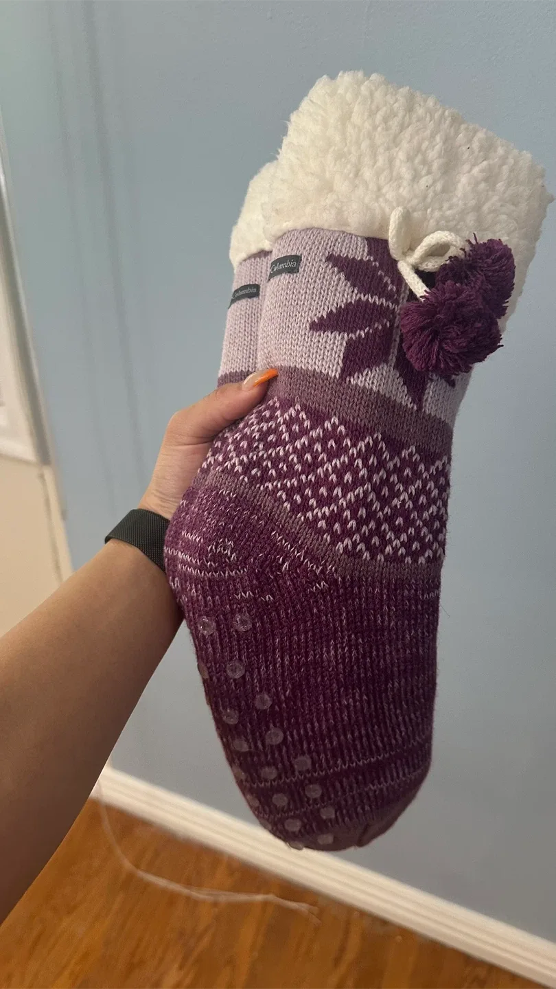 Columbia Non-Skid Slipper Socks - M/L thumbnail