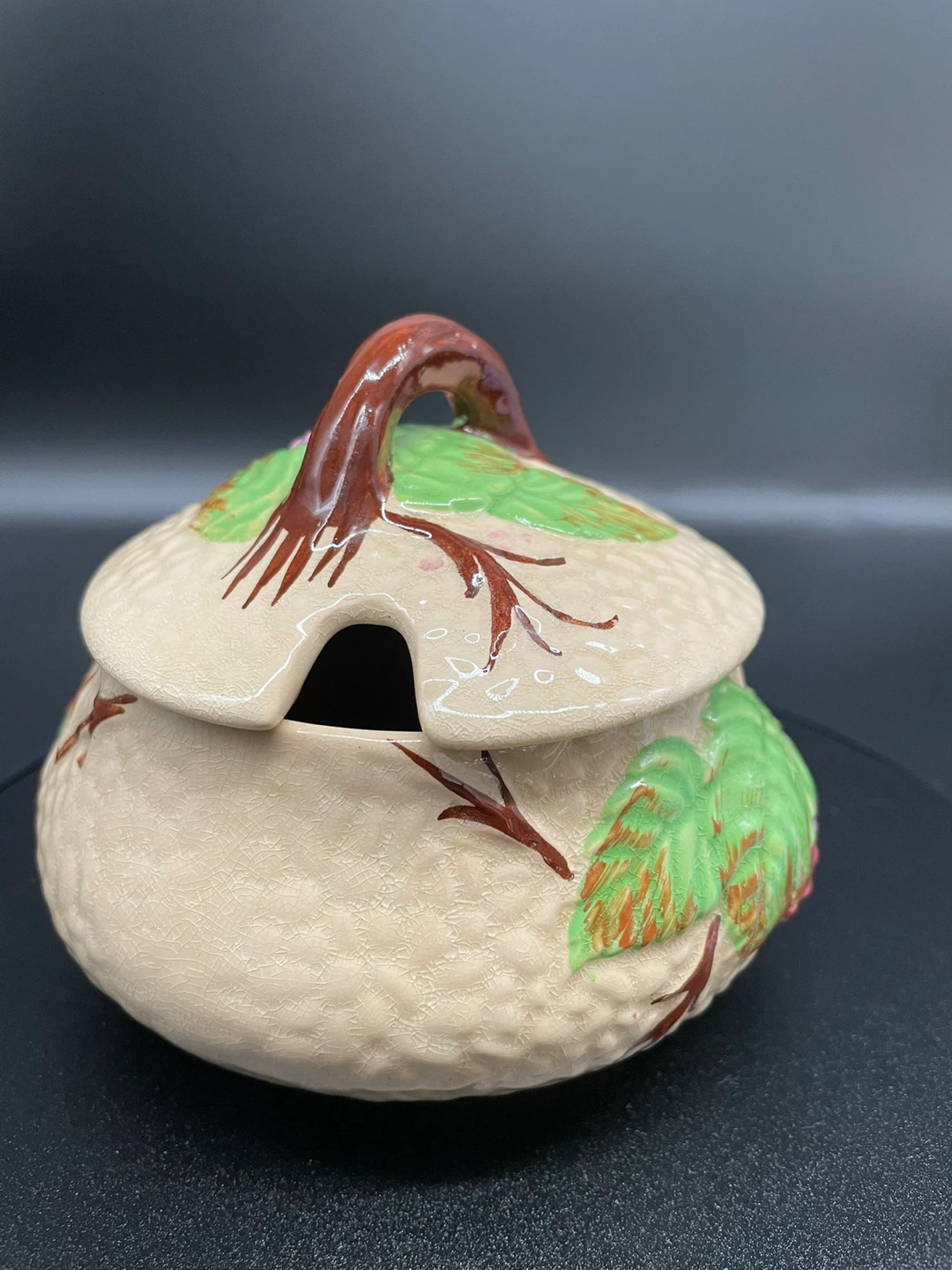 Vintage Ceramic Jam Jar with Lid - photo 4