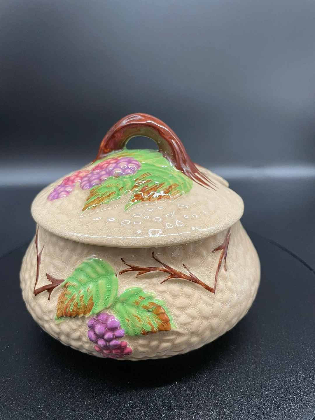 Vintage Ceramic Jam Jar with Lid - photo 3