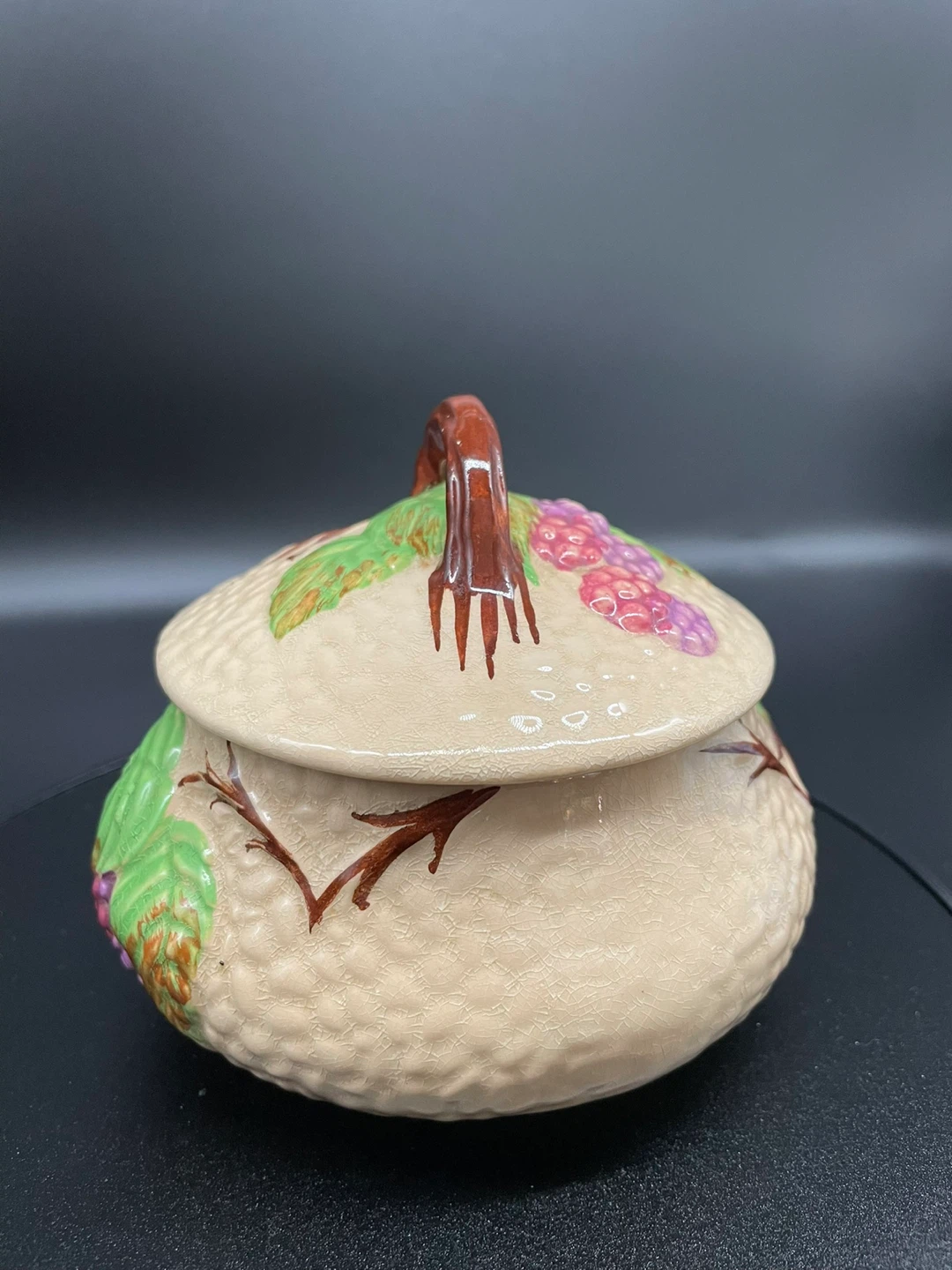 Vintage Ceramic Jam Jar with Lid - photo 2