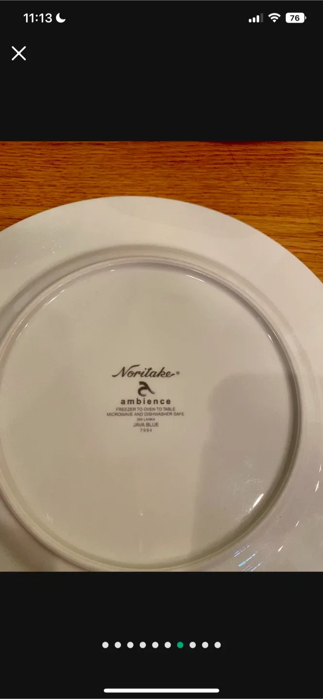 Blue Polka Dot Dinnerware Set image indicator(7)