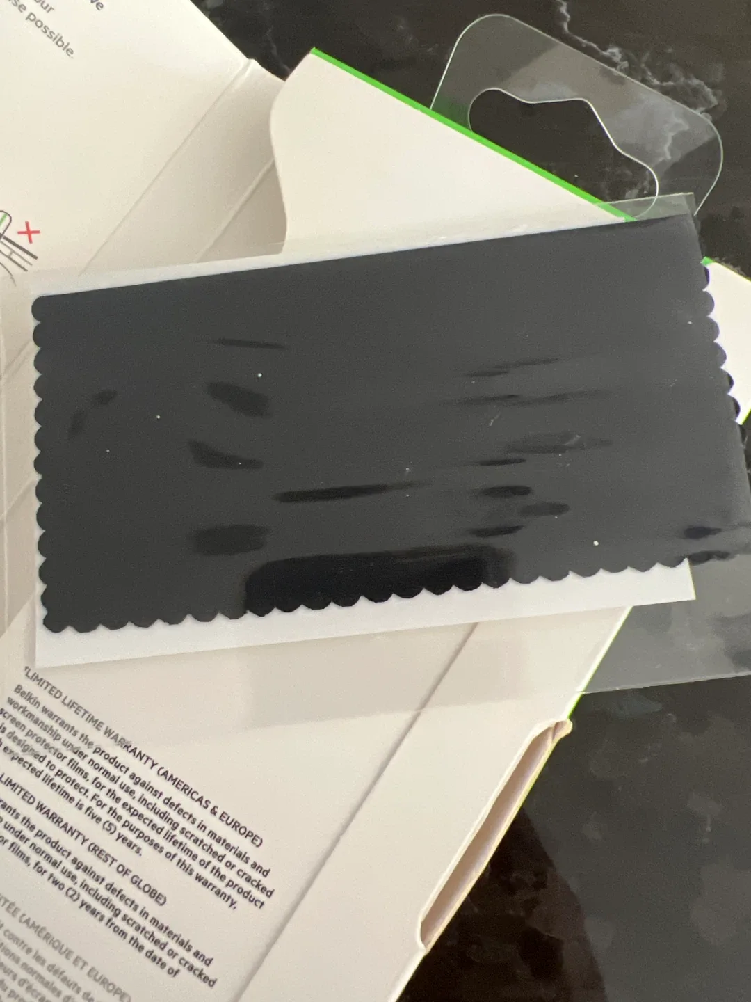 Belkin iPhone 11/XR Tempered Glass Screen Protector - New image indicator(5)