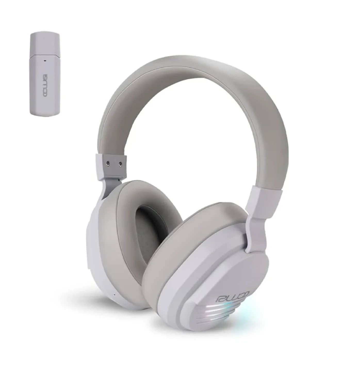 Wireless Gaming Headset With MIC, RGB Lights BT & USB BNIB image indicator(6)