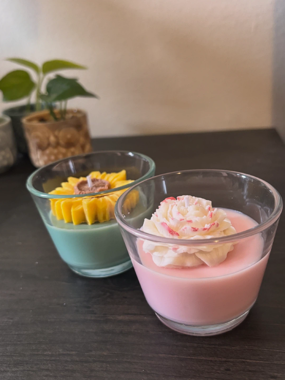 Handmade Flower Candles