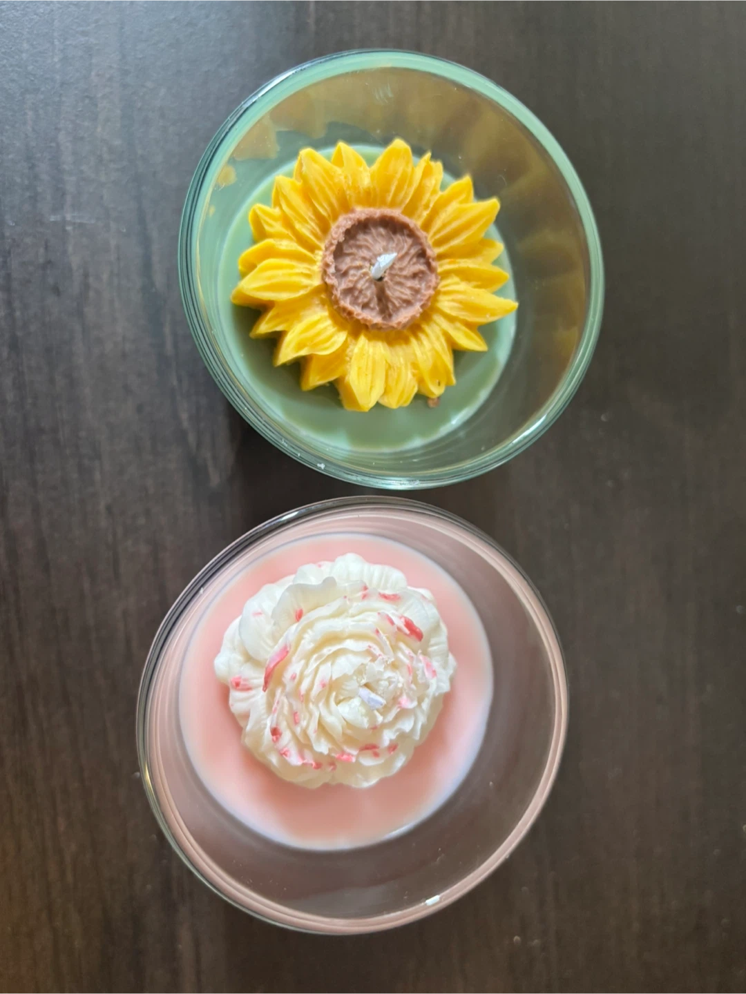 Handmade Flower Candles - photo 2