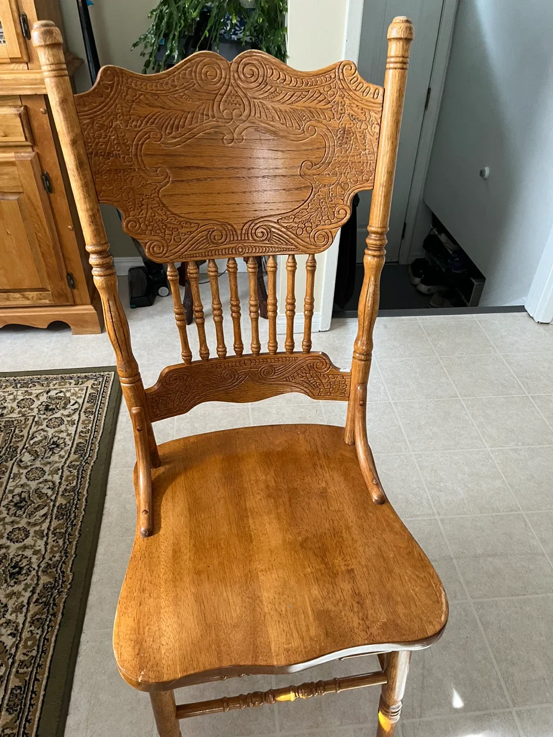 Wooden Dining Table with 4 Chairs image indicator(4)
