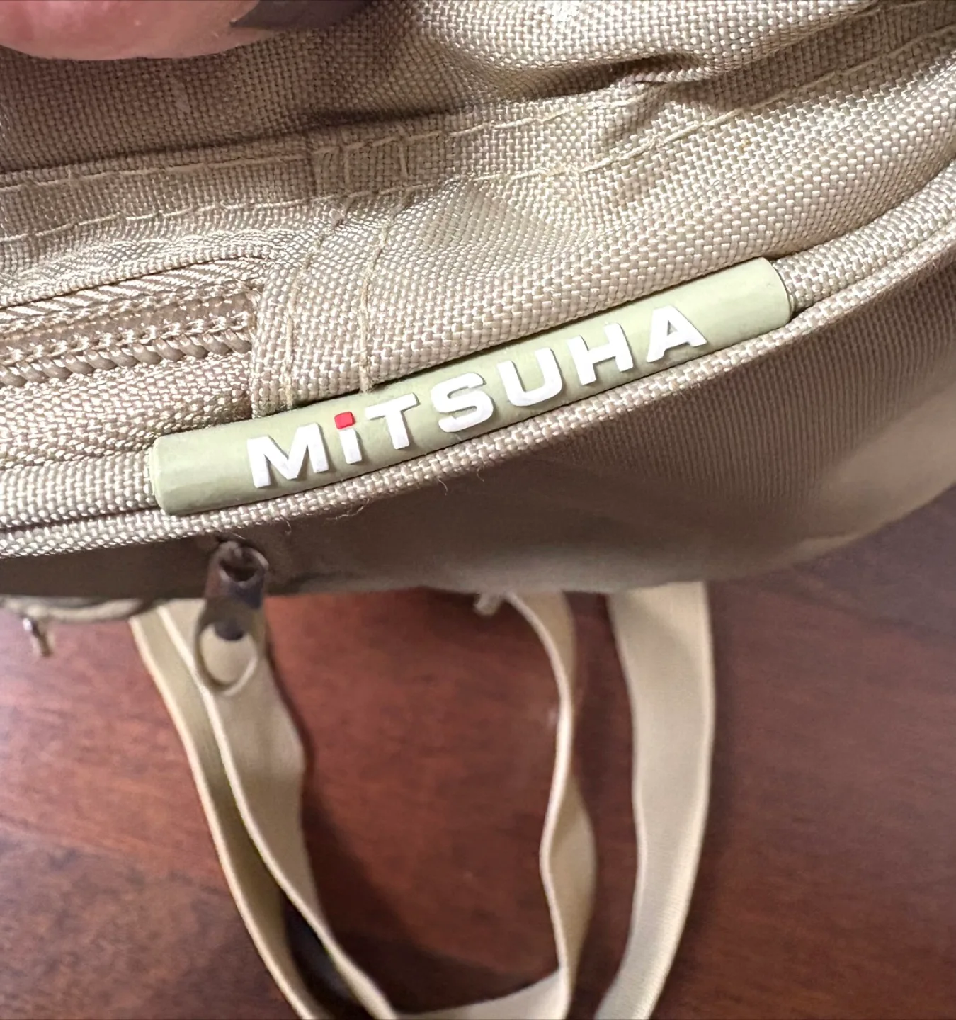 Mitsuha Khaki Crossbody Bag with Zippered Pockets - New image indicator(7)