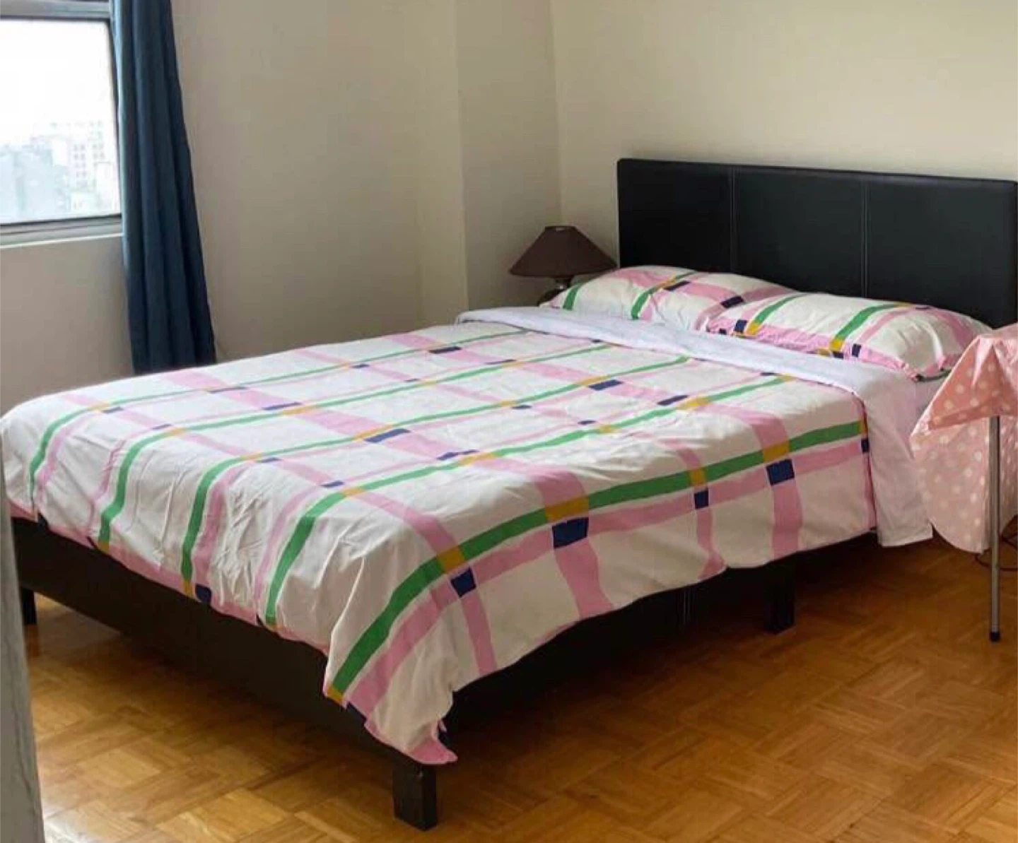 Queen Size Bed with mattress and comforter